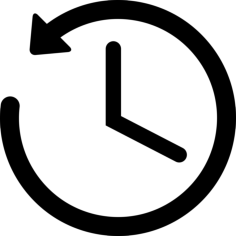 Counterclockwise Rotation Outline Svg Vector, Free Vectors File